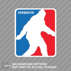 National Sasquatch Association Sticker Decal Vinyl Adhesive major league bigfoot
