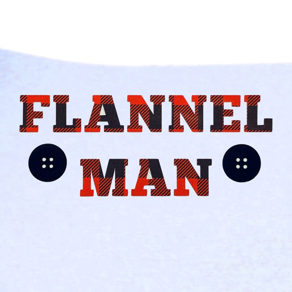 Flannel Man Sticker Decal