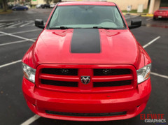 Fits Dodge Ram 1500 Center Hood Stripes Vinyl Graphics 3M Decals Stickers 09-18