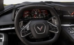 C8 Corvette ACCELERATE YELLOW STEERING WHEEL STRIPE (2×5 Inches)