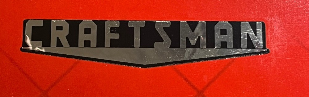 Craftsman V Chrome and Black Tool Decals Box 2 1/2” set 4