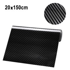 6D Car Auto Accessories Car Interior Wrap Sticker Carbon Fiber Glossy Vinyl Film