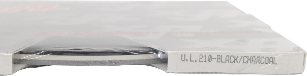 Universal 3/16″ 2-Color Pinstripe (Ultra Lite) 0216210- Black/Charcoal Metallic