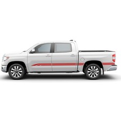 Center triple stripes graphics stickers decal compatible with Toyota Tundra