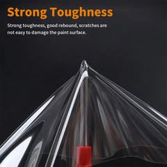 12″x60″ TPU PPF Clear Paint Protection Vinyl Film Wrap Gloss Car Scratch 1ftx5ft