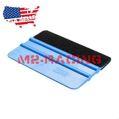 3M Blue Plastic Felt Edge Squeegee Car Vinyl Wrap Application Tool Scraper Decal