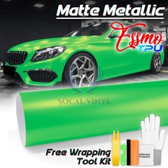 Matte Metallic Beast Green TPU PPF Paint Protection Film Dry Wet Auto Vinyl Wrap