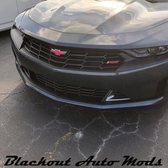 2016-2020 Camaro Bowtie Emblem Blackout Kit Overlay Decals Set of 2 Pink