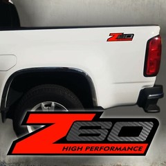 Z60 stickers decal High Performance truck carbon fiber cut (SET)