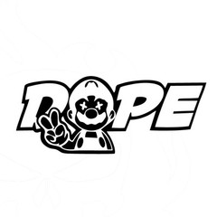Decal Vinyl Truck Car Sticker – Video Games Super Mario Dope