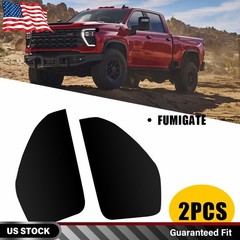 For 2022-2025 Chevrolet Silverado Smoked Headlight Side Marker Vinyl Tint Decals