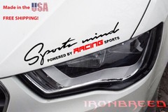 Sports Mind Powered by Fits: AUDI Motor Sport Decal Sticker Racing Performance