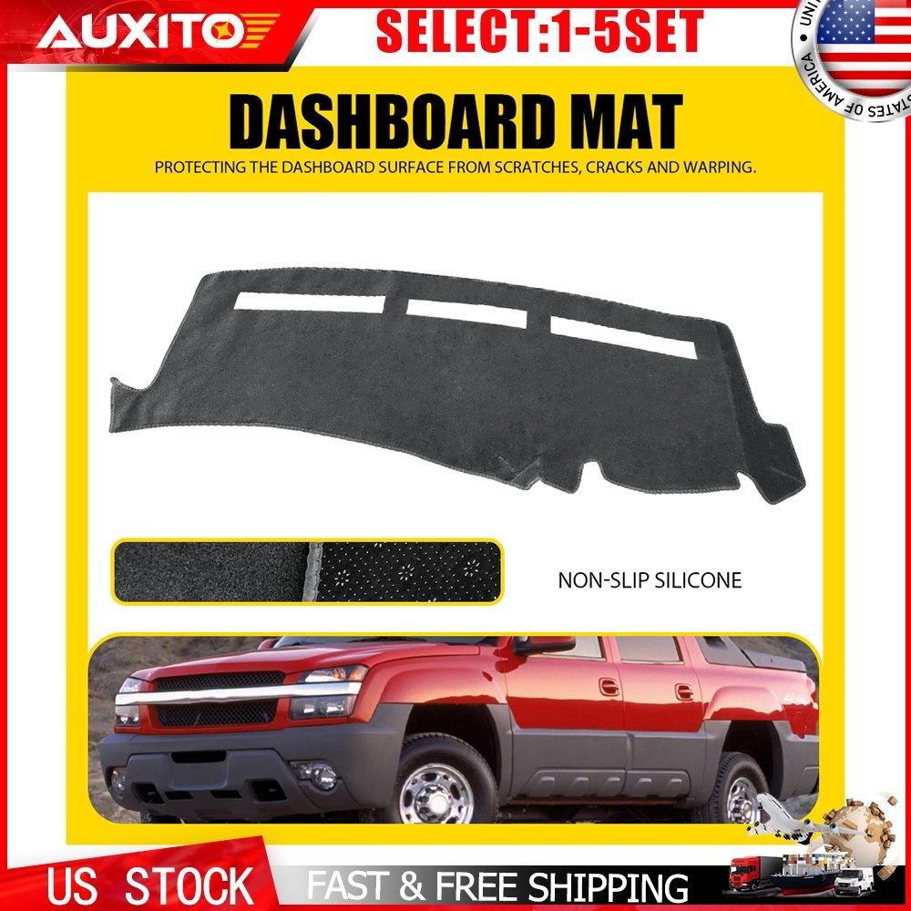Fit 99-06 Chevy Silverado GMC Sierra Dashboard Cover Pad Mat Gray 1500 2500 1-5X