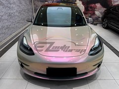 Space Candy Gloss Gray Red Metallic Sticker Decal Car Vinyl Wrap Sheet Film DIY