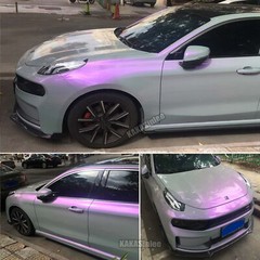 65FT Grey PUR Chameleon Pearl Metal Chrome Gloss Full Car Vinyl Wrap Sticker AX