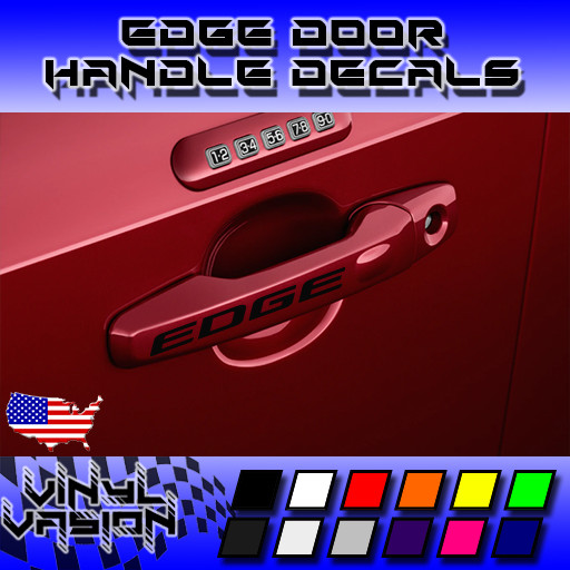 4x Door Handle Decal Sticker for Edge Ford SE SEL Titanium ST