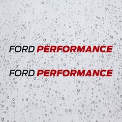 2pcs FORD PERFORMANCE Decal Vinyl Stickers for Ford Mustang