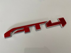 2021 2022 GMC Canyon AT4 Door Tailgate Emblem Overlay Decals Set Red