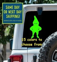 10 Sizes Gnome Dwarf Car Window Decal Sticker MacBook Tablet Laptop iPad Gift