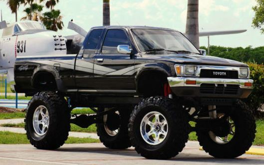 VINTAGE RETRO STYLE VINYL GRAPHICS DECALS SET FIT 89/94 TOYOTA PICKUP