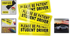 Magnetic Student Driver Signs – High Visibility Safety Stickers for New Drivers