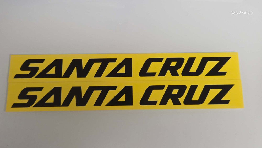 Santa cruz pre cut high quality weather proof sticker multi-color / size