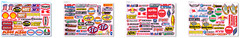 100 + Racing Decals Stickers Drag Race Nascar High Quality Vinyl FREE Shipping