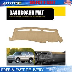 Car Dash Cover Mat Dashboard Pad for Chevy Silverado 1500 Tahoe 01-06 Beige 1-5X
