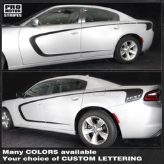 Dodge Charger 2015 2016 2017 2018 2019 Front to Rear Side Accent Stripes Decals