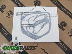 2014-2017 DODGE VIPER DECAL EMBLEM BADGE OEM NEW MOPAR GENUINE