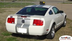 SV-6 Complete 10″ Racing Rally Stripes Decals Graphics fits 2005-2009 Mustang V6