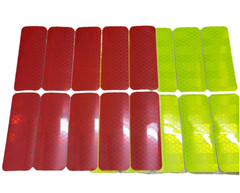 20 pcs Reflective Stickers Car Bumper Stickers Night Warning Anti-Collision Tape
