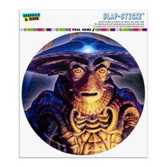 Farscape Pilot Alien Moya Automotive Car Window Locker Circle Bumper Sticker