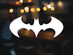 BATMAN LOGO Car Window Vinyl Decal Graphic Laptop Truck Bumper Sticker