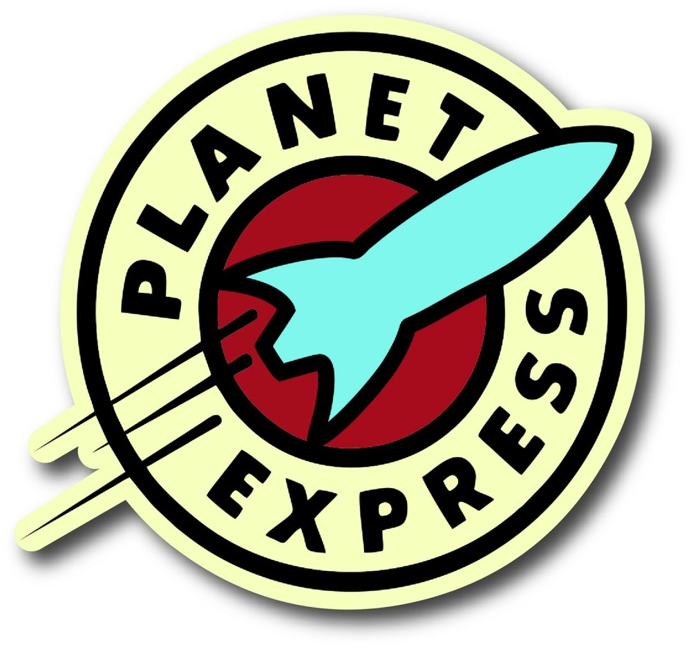 FUTURAMA PLANET EXPRESS LOGO DECAL STICKER 3M USA TRUCK VEHICLE WINDOW WALL CAR