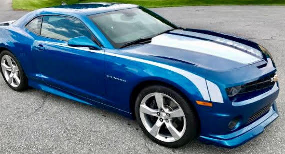 Front Hockey Side Stripes & Rally Stripe Kit fit 2010-2013 Chevrolet Camaro