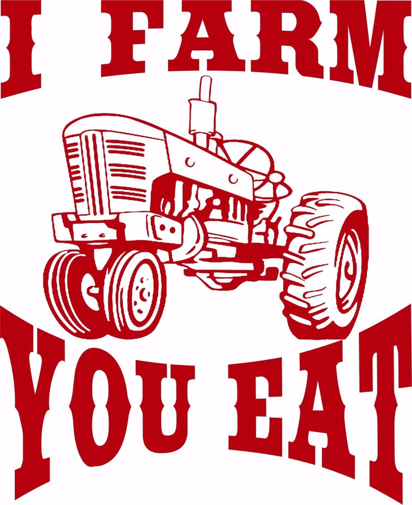 Farm Tractor Farming Agriculture Plowing Truck Window Laptop Vinyl Decal Sticker