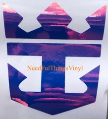 Royal Caribbean 4in Decal Vinyl sticker multiple colors available