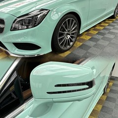 60″x50FT Crystal Mint Green PET Car Wrap Glossy Vinyl Roll Air Release No Bubble