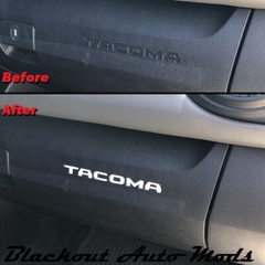 For 2016-2023 TACOMA Dash Board Insert Letters Sticker Vinyl Decals
