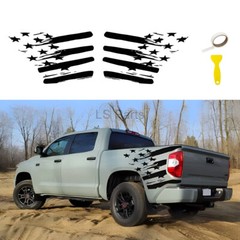 Black Rear Trunk Side Bed Sticker Vinyl Decal For Dodge RAM 1500 2500 Pickup