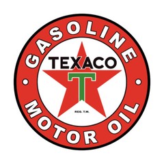 TEXACO OIL 3M STICKER USA MADE TRUCK VEHICLE MOTOR BASS CAR WALL HELMET