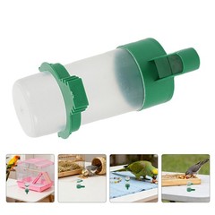 18Pcs Reusable Bird Dispenser ABS Plastic Automatic Water Feeder for Pet Cage