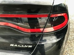 Tail Light Tint Air Release Dark Smoke For 2013-2016 Dodge Dart