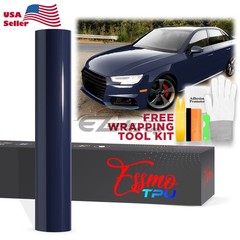 TPU Color Gloss Midnight Blue PPF Paint Protection Film Dry Wet Apply Vinyl Wrap