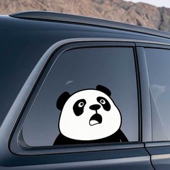 Panda Series Stickers Vinyl Waterproof Sunproof Self-adhesive for Car windows UE