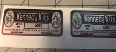 Kennedy Kits Custom Tool Box Decal Reproduced Vinyl With Numbers 620 Set 2