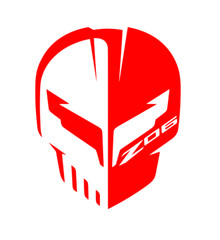 Jake Skull C8.R Racing Fits Corvette Stingray Z06 Punisher Vinyl Decal Sticker