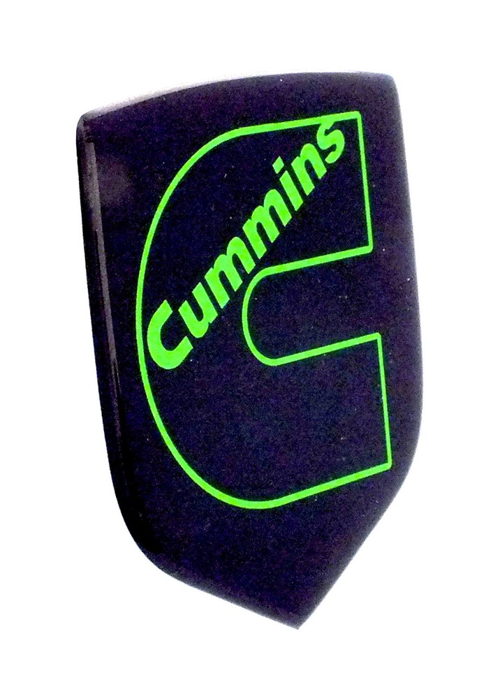 GRILLE EMBLEM fits RAM DIESEL 2006-2010 Black/Lime Green Outline