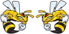 Ski-Doo Angry Bee Large Pairs Decal 12″ Each